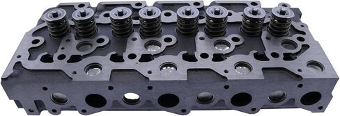 FridayParts رأس أسطوانة كاملة للحقن المباشر 1G796-03040 1G79603040 متوافق مع محرك Kubota V2003 V2203 Hyundai HSL650-7 (النوع 1: فتحة واحدة بدون فتحة توصيل التسخين المسبق) in Saudi Arabia