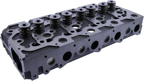 FridayParts رأس أسطوانة كاملة للحقن المباشر 1G796-03040 1G79603040 متوافق مع محرك Kubota V2003 V2203 Hyundai HSL650-7 (النوع 1: فتحة واحدة بدون فتحة توصيل التسخين المسبق) in Saudi Arabia