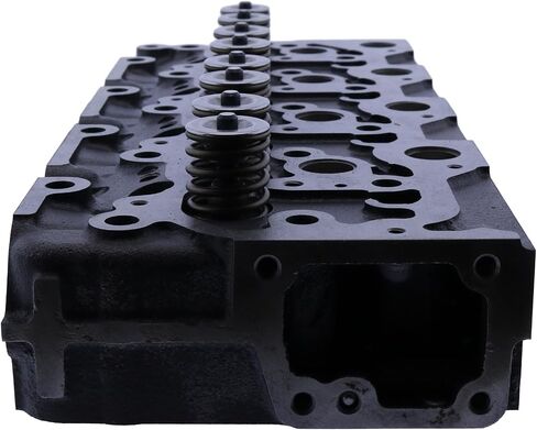 FridayParts رأس أسطوانة كاملة للحقن المباشر 1G796-03040 1G79603040 متوافق مع محرك Kubota V2003 V2203 Hyundai HSL650-7 (النوع 1: فتحة واحدة بدون فتحة توصيل التسخين المسبق) in Saudi Arabia