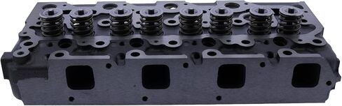 FridayParts رأس أسطوانة كاملة للحقن المباشر 1G796-03040 1G79603040 متوافق مع محرك Kubota V2003 V2203 Hyundai HSL650-7 (النوع 1: فتحة واحدة بدون فتحة توصيل التسخين المسبق) in Saudi Arabia