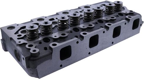 FridayParts رأس أسطوانة كاملة للحقن المباشر 1G796-03040 1G79603040 متوافق مع محرك Kubota V2003 V2203 Hyundai HSL650-7 (النوع 1: فتحة واحدة بدون فتحة توصيل التسخين المسبق) in Saudi Arabia
