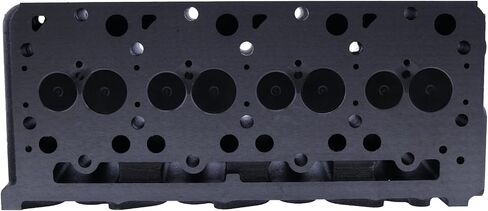 FridayParts رأس أسطوانة كاملة للحقن المباشر 1G796-03040 1G79603040 متوافق مع محرك Kubota V2003 V2203 Hyundai HSL650-7 (النوع 1: فتحة واحدة بدون فتحة توصيل التسخين المسبق) in Saudi Arabia