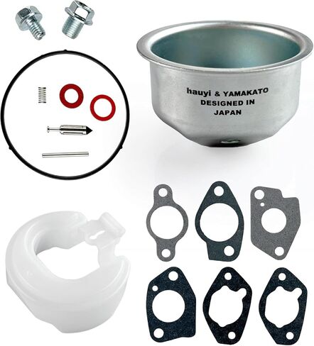 YAMAKATO Huayi Carburetor Float Bowl Kit Compatible with Honda GX120 GX160 GX200 Fuel Bowl Chamber Needle Gasket Seal Pin & Sealing Screw Washers Kits for Small Engines Pressure Washer in Saudi Arabia