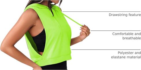 SweatyRocks Women's Sleeveless Workout Top Gym Activewear Crop Tank Top Open Side Shirt for Athletic Exercise Khaki Medium in Kuwait
