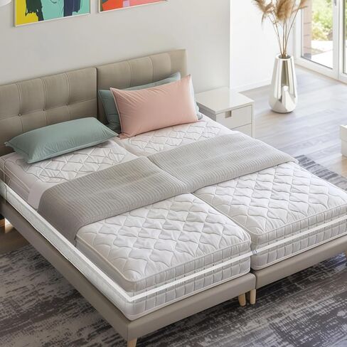 Homaisson 33 Ft Twin Bed Extender Strap, Adjustable PP Binding for Connecting Mattresses, Twin Mattress Connector, White with Robust Alloy Buckle, 1.5 in Width, King Daybed Converter in Saudi Arabia