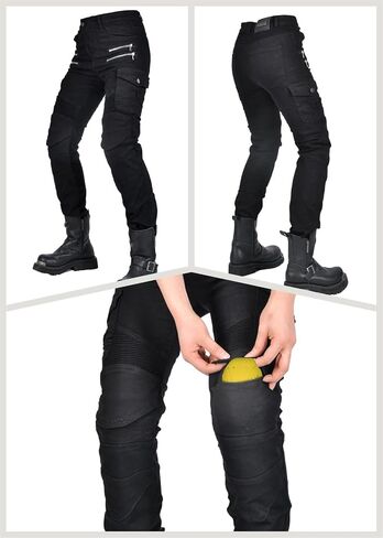 Motorcycle Pants for Women with Armored, Motorcycle Riding Protective Pants, Motorcycle Jeans for Womens in Kuwait