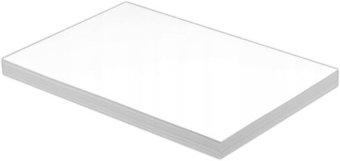 Half Letter Blank Paper, A5 100 Sheets/200 Pages Printer Paper, Unpunched, Blank Copy Paper, 100gsm, White, 5.8'' x 8.2'' in Saudi Arabia