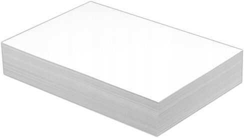 Half Letter Blank Paper, A5 100 Sheets/200 Pages Printer Paper, Unpunched, Blank Copy Paper, 100gsm, White, 5.8'' x 8.2'' in Saudi Arabia