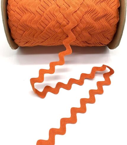 Peacock 3/4" (19 mm) 100% Cotton RIC Rac – 25 Yards – Colorfast Sewing Trim for Clothing, Quilting, Home Décor & DIY Crafts | Vintage Cotton in Saudi Arabia