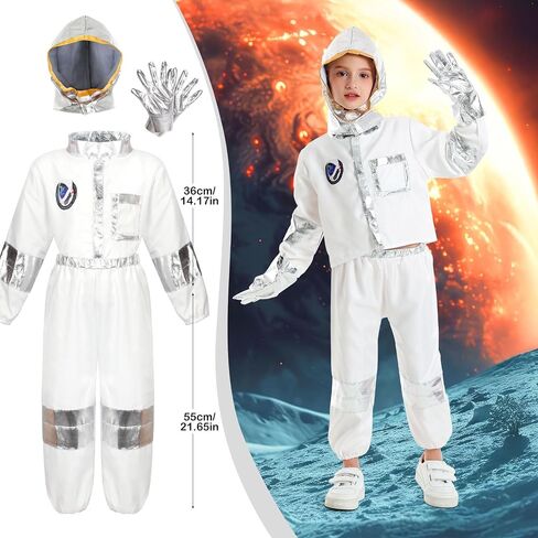 Toddler Dress Up Clothes Kids Boys Costumes for Play 5 Sets Includes Astronaut Doctor Firefighter Construction Police Kids Toddlers Boys Halloween Costumes Birthday Gifts for Age 3 4 5 Year Old in Saudi Arabia