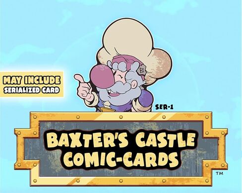 Baxter's Castle Comic Cards, Booster Box Includes 12 Packs Kids Trading Cards | Serialized Hits, Signatures and Alternate Art Inserts | Perfect for TCG Enthusiast and Collectors in Saudi Arabia