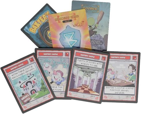 Baxter's Castle Comic Cards, Booster Box Includes 12 Packs Kids Trading Cards | Serialized Hits, Signatures and Alternate Art Inserts | Perfect for TCG Enthusiast and Collectors in Saudi Arabia