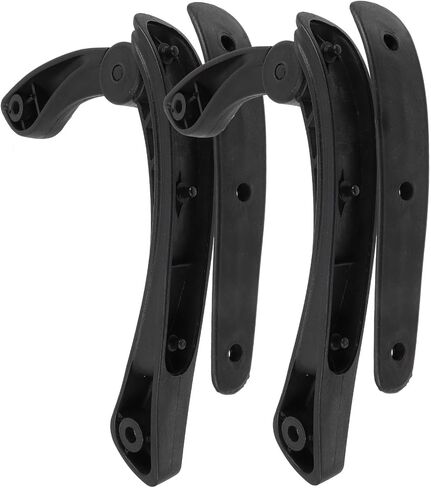 2Pcs Household Armrests Replacement for Office and Computer Chairs Professional Chair Armrest Parts with Contoured Grip Fit for Task Gaming and Desk Seating in Saudi Arabia