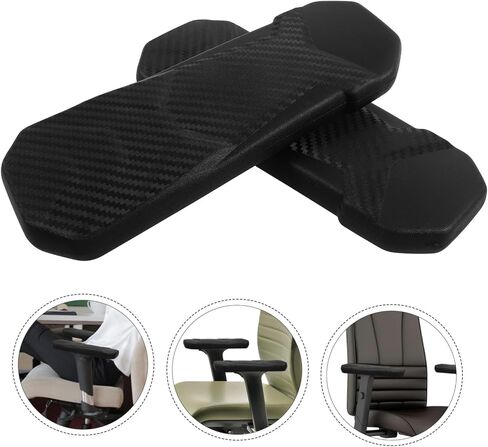 2Pcs Office Chair Armrest Replacement Pads Soft Arm Covers for Office Gaming Wheelchair Support Pads for Pregnant Women Elderly Injury Support (2 Pieces) in Saudi Arabia