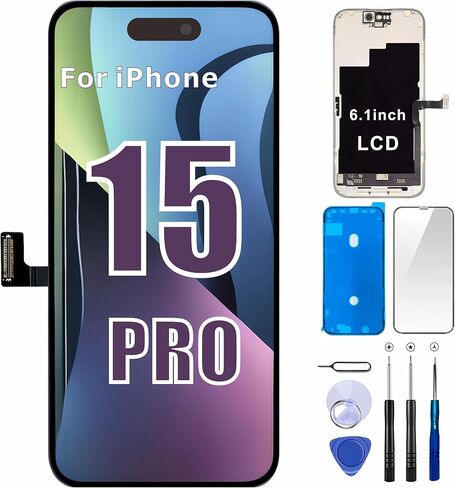 استبدال شاشة ZTR لهاتف iPhone 11 Pro، واستبدال شاشة LCD مقاس 5.8 بوصة ومحول رقمي يعمل باللمس مجموعة كاملة مع مجموعة أدوات إصلاح وشريط مقاوم للماء وواقي شاشة (للطراز A2111، A2223، A2221) in Saudi Arabia