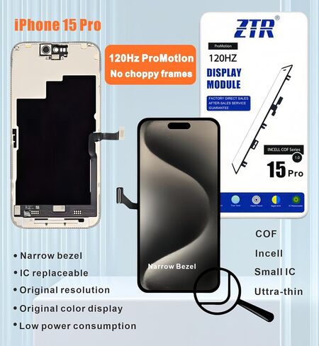 استبدال شاشة ZTR لهاتف iPhone 11 Pro، واستبدال شاشة LCD مقاس 5.8 بوصة ومحول رقمي يعمل باللمس مجموعة كاملة مع مجموعة أدوات إصلاح وشريط مقاوم للماء وواقي شاشة (للطراز A2111، A2223، A2221) in Saudi Arabia