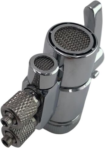 Diverter Valve Counter Top Water Filter 1/4 3/8 Inch Tube Silver Connector(3/8") in Saudi Arabia