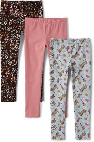 The Children's Place Girls' Printed Leggings 5 Pack in Saudi Arabia