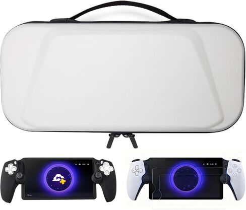 حقيبة حمل تخزين صلبة من KOOWOD متوافقة مع وحدة تحكم الألعاب المحمولة باليد لجهاز PlayStation 5 Portal Remote Player، ملحقات حقيبة السفر المحمولة مقاومة للصدمات ومضادة للخدش، غلاف حماية لبوابة PS in Saudi Arabia