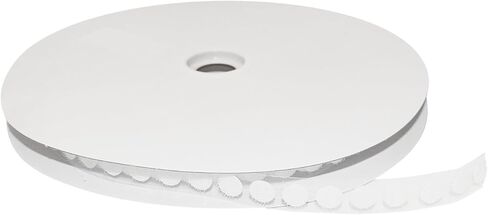 Adhesive-Backed Loop-Side Only Coins/Dots (HL74-C): 5/8 in. diameter dots [60 per roll] loop-side only (White) [60 coins/roll] in Saudi Arabia
