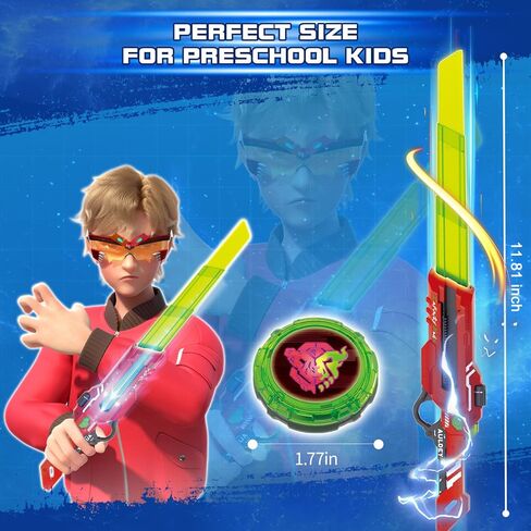 لعبة إنفينيتي نادو الدوارة للأطفال، لعبة علوية قتالية متوهجة مع قاذفة سيف تلسكوبية، قمة قتالية للأطفال الأولاد والبنات 5 6 7 8 9 10 11 12 سنة فما فوق، دب الحرب المشتعلة in Kuwait