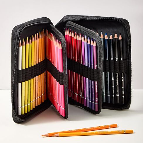 72 Premium Colored Pencils for Adult Coloring, Artist Soft Series Lead Cores with Vibrant Colors, Professional Oil Based Colored Pencils, Gift Box in Saudi Arabia