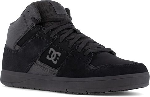 DC Men's Cure Work Powered by MaxTrax Soft Toe Slip Resistant Shoe, Black, 10.5 in Saudi Arabia