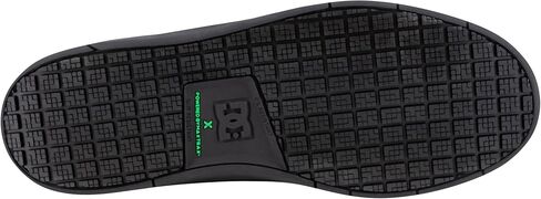 DC Men's Cure Work Powered by MaxTrax Soft Toe Slip Resistant Shoe, Black, 10.5 in Saudi Arabia