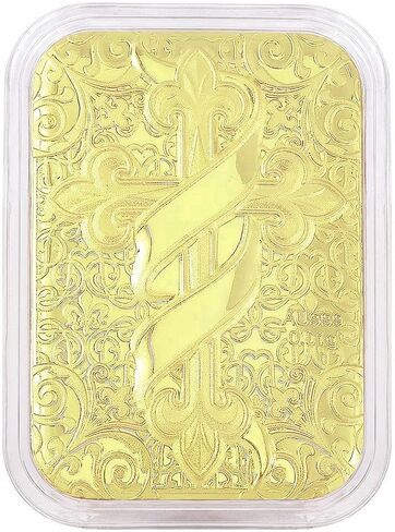 24K Solid Gold Emboss Sheet – Pure 24K Gold Bar Style Sheet - (10 mg, 31x45.50 mm) Real Jewelry - luxurious & Premium Gifting Collections—Anniversary, Engagement, Birthday, and Christmas Gifts in Saudi Arabia