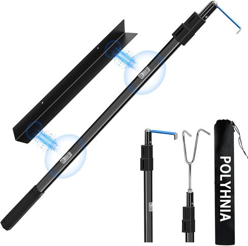 اداة سحب البضائع للشاحنة من بوليهنيا، قضيب شحن بطول 6 اقدام لسرير شاحنة بيك اب، خطاف بيك اب قابل للتمدد متعدد الاستخدامات، ملحقات الشاحنات شديدة التحمل in Kuwait