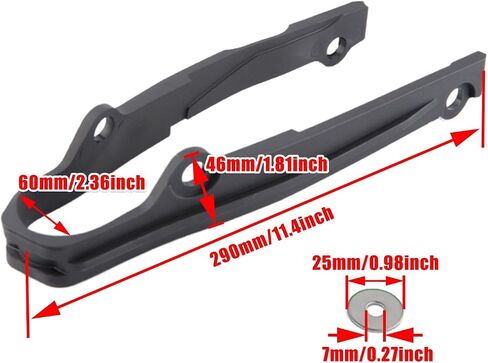 حماية لسلسلة منزلق من مادة البولي يوريثان للدراجات النارية لـ Kawasaki KX125 1994-2005 KX250 1994-2007 in Kuwait