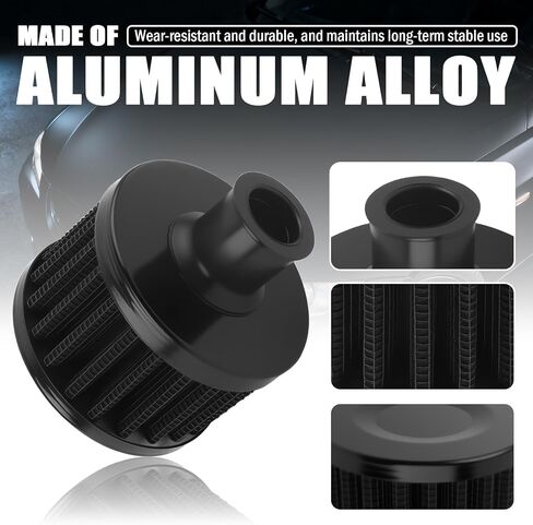 12mm Fuel Cell Vent Filter with 8AN (3/4-16) Female Fitting,High Efficiency Fuel Tank Breather/Vent Filter for Engine Fuels System,Universal Engine Vents Filters Car Accessories in Saudi Arabia