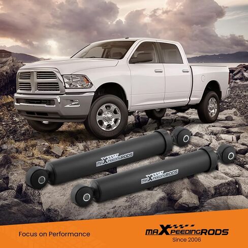 مثبتات التوجيه المزدوجة من maxpeedingrods لسيارة دودج رام 2500 3500 2013-2024 4WD 4x4، لرفع التعليق الأمامي 2.5 بوصة أو أكثر in Saudi Arabia