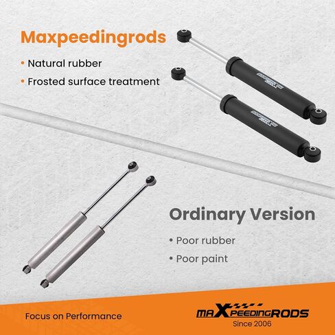 مثبتات التوجيه المزدوجة من maxpeedingrods لسيارة دودج رام 2500 3500 2013-2024 4WD 4x4، لرفع التعليق الأمامي 2.5 بوصة أو أكثر in Saudi Arabia