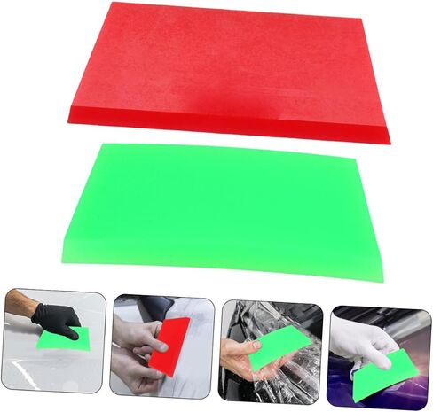 Unomor 2Pcs Auto Film Scraper Durable Car Window Tint Squeegees Versatile Cleaning Tool for Film Application Sturdy Reliable for Car Home Use in Saudi Arabia