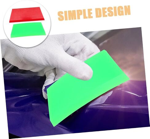 Unomor 2Pcs Auto Film Scraper Durable Car Window Tint Squeegees Versatile Cleaning Tool for Film Application Sturdy Reliable for Car Home Use in Saudi Arabia
