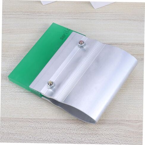 Wear Resistant Rubber Squeegee with Aluminum Handle for Silk Screen Printing Durable DIY Rubber Scraper Tool for Textile and Graphic Applications Molded High Pressure Random Color in Saudi Arabia