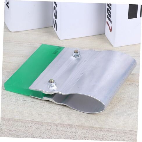 Wear Resistant Rubber Squeegee with Aluminum Handle for Silk Screen Printing Durable DIY Rubber Scraper Tool for Textile and Graphic Applications Molded High Pressure Random Color in Saudi Arabia