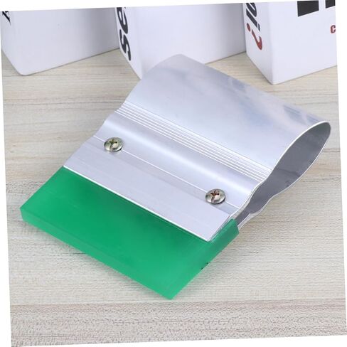 Wear Resistant Rubber Squeegee with Aluminum Handle for Silk Screen Printing Durable DIY Rubber Scraper Tool for Textile and Graphic Applications Molded High Pressure Random Color in Saudi Arabia