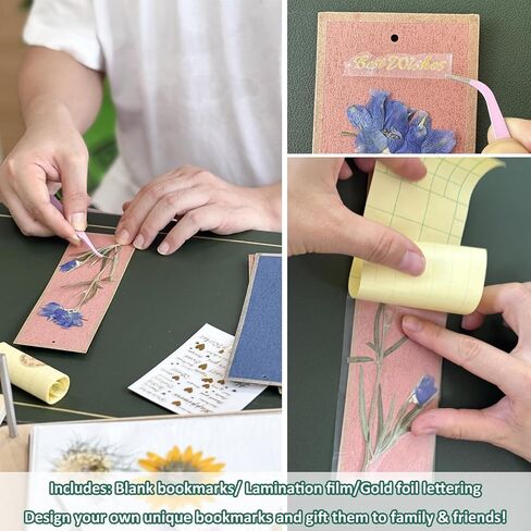 KAXYEW Mini Flower Press Kit, 3.9"x3.9" Wooden Flowers Pressing Boards DIY Pressed Flowers Art - Fridge Magnet Bookmark Art Craftst Presservation Gifts for Flower Plant Lovers in Saudi Arabia