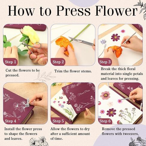 Hoolerry Extra Large Flower Press Kit 11" x 11" Wooden Floral Presser 10 Layers Wedding Bouquet Preservation Kit Dried Flower Art for Bookmark Floral Drying Gift(Olive) in Saudi Arabia
