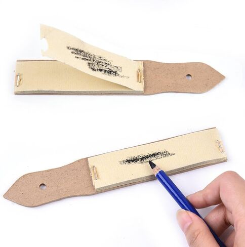 Sandpaper Sharpener - 2 Pieces Sketch Sandpaper Pencil Sharpener Lead Pointer Art Drawing Tool for Adults, Teens, Artists in Saudi Arabia