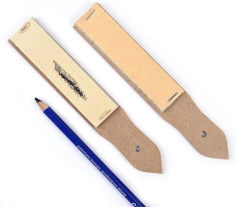 Sandpaper Sharpener - 2 Pieces Sketch Sandpaper Pencil Sharpener Lead Pointer Art Drawing Tool for Adults, Teens, Artists in Saudi Arabia