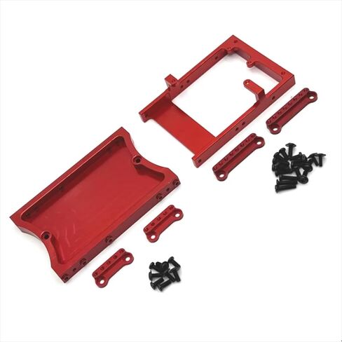 RC Car Upgrade Part for MN for MN99S for MN98 D90 D91 D96 1/12 Metal Tail Beam Servo Compartment Suspension Bracket RC Car Upgrade Accessories(Silver) in Saudi Arabia