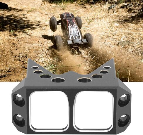 Aluminum Alloy Steering Servo Guard Armor SOA Cover, RC Servo Guard Armor, CNC Processed Protective Cover for 1/10 RC Crawler Cheeter Rig Rock Bouncer Roll Cage Capra RR10 Wraith D (Black) in Saudi Arabia
