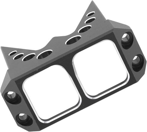 Aluminum Alloy Steering Servo Guard Armor SOA Cover, RC Servo Guard Armor, CNC Processed Protective Cover for 1/10 RC Crawler Cheeter Rig Rock Bouncer Roll Cage Capra RR10 Wraith D (Black) in Saudi Arabia
