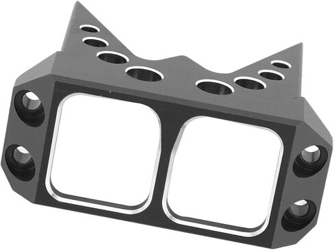Aluminum Alloy Steering Servo Guard Armor SOA Cover, RC Servo Guard Armor, CNC Processed Protective Cover for 1/10 RC Crawler Cheeter Rig Rock Bouncer Roll Cage Capra RR10 Wraith D (Black) in Saudi Arabia