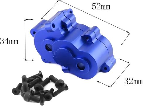 Rc Toys Parts For Traxxas For Slash For E-Revo For Summit 1/16 Metal Gearbox Housing Case 7091 Gear Cover 7379R RC Car Upgrade Parts Accessories(Blue) in Saudi Arabia