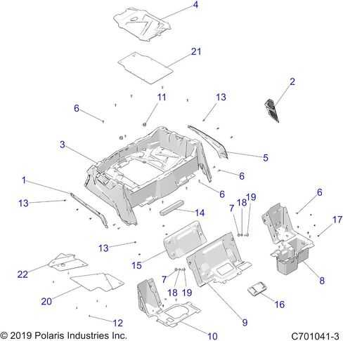 Polaris RZR Fender Flare، خلفي، يسار، أسود لامع، قطعة OEM الأصلية 5438955-070، الكمية 1 in Kuwait