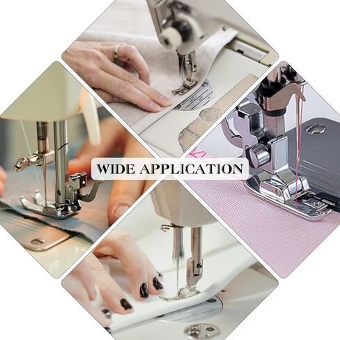 16 Pcs Sewing Machine Presser Feet Set, Sewing Machine Foot Fit for Brother, Singer, Janome, Babylock, Elna, Toyota, New Home, Simplicity, Necchi, and Most of Low Shank Sewing Machines in Saudi Arabia